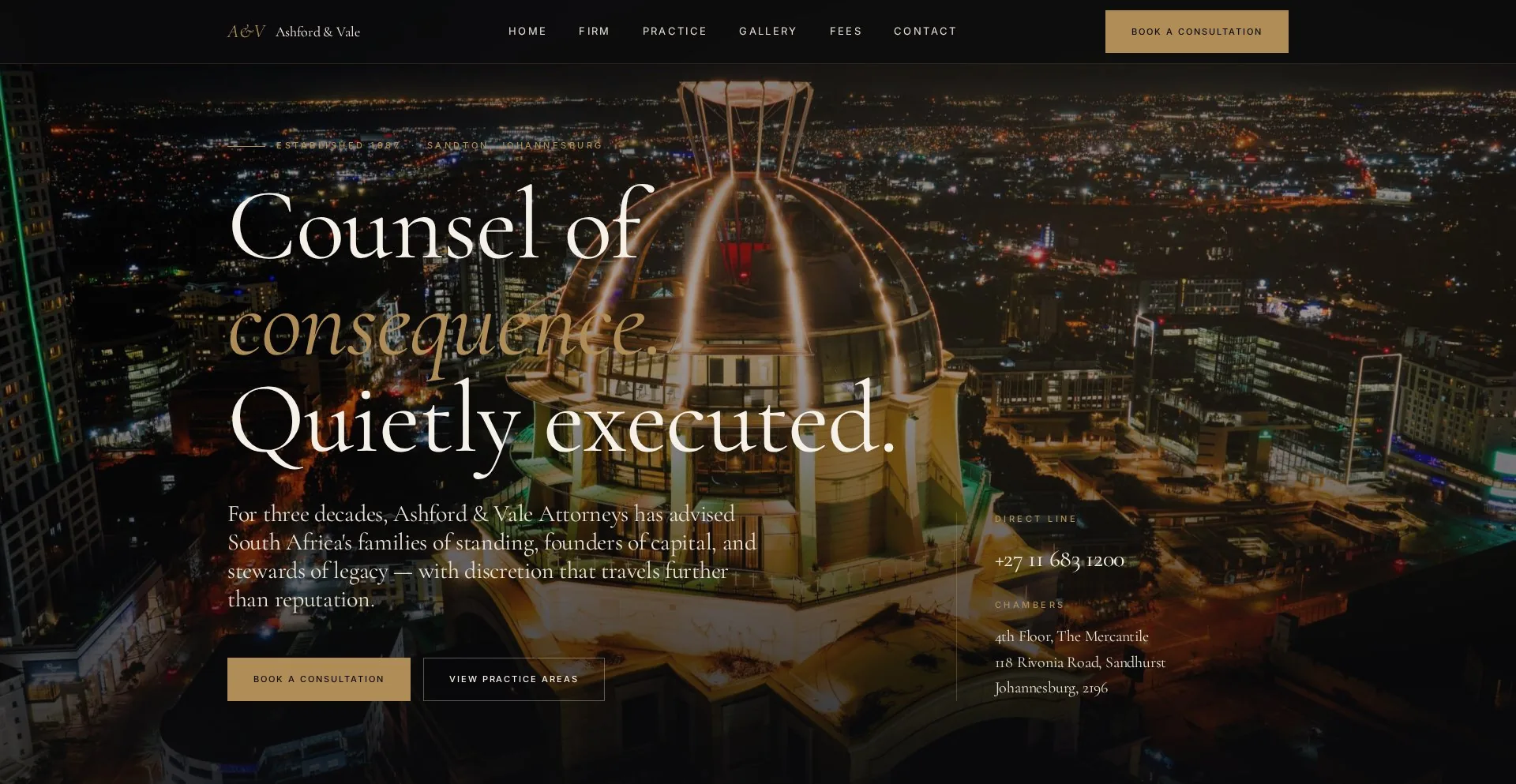 Premium Collection — Ashford & Vale Attorneys